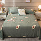 Coral Fleece Sheet Single Piece Plush Thick Blanket Warm Double Flannel Blanket Print Soft Multi-Size Coverlet