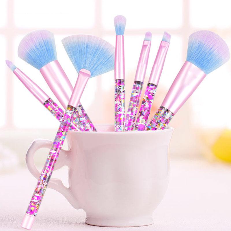 5/7/8Pcs Flash Drill Cosmetic Brush Set Eye Cosmetic Brushing Beauty Tools