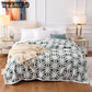 Bed Bedspread Winter Warmth Thickening Three-dimensional Double Layer Comfort Cotton Wool Jacquard Blanket Lamb Wool Blanket Home Textile Bedspread