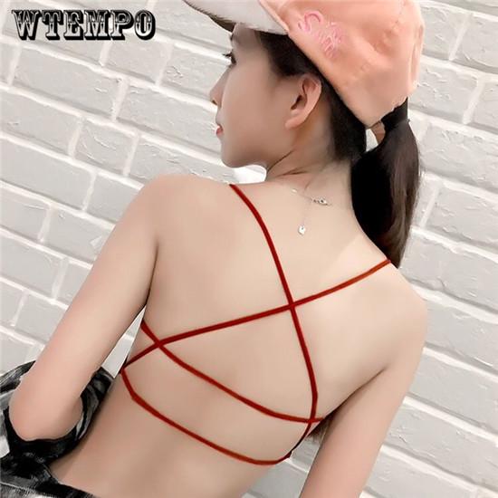 Workout Tank Top 2019 New Yoga Top Sport Bra Sports Bra ,Women Padded Wirefree Adjustable Clothes