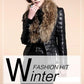 Faux Fur Jacket Short Fox Fur Fur All-in-one Women's Leather Jacket Plus Cotton To Keep Warm Slim Fur Short Jacket