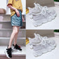 Spring  Summer Mesh Hollow Breathable Women's Shoes Flat Casual Sports Shoes Female Students Korean Wild Shoes