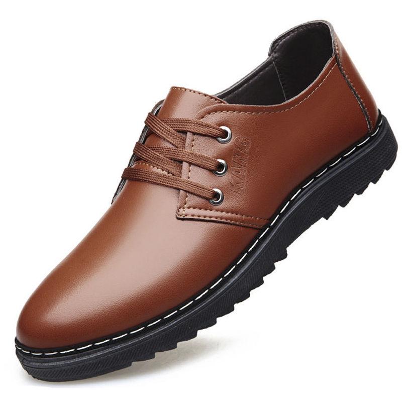 British Shoes Men Formal Loafers Men Office Shoes Leather Shoes Men Classic Black Wedding Dress