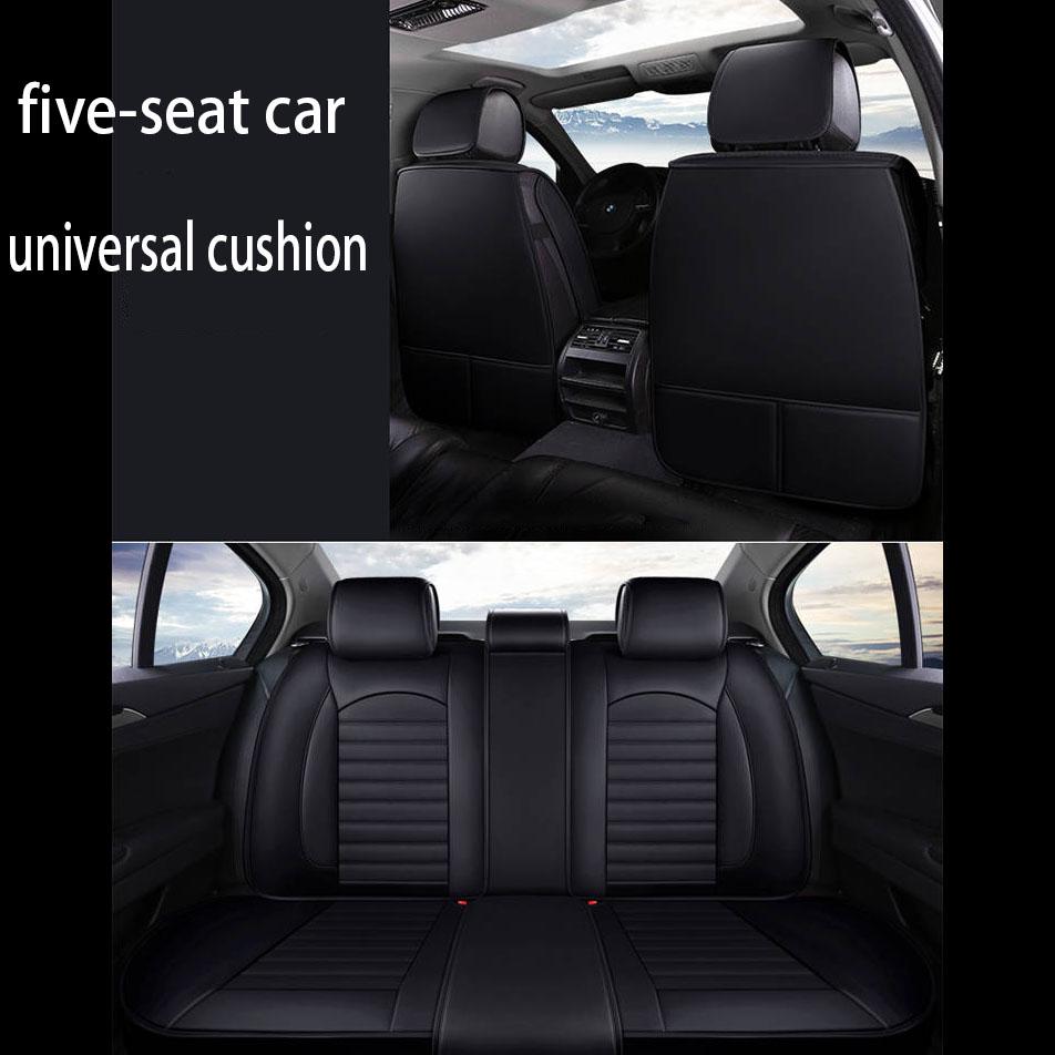 Wear-resistant and breathable car seat cover Five-seater car cushion Four seasons car leather seat