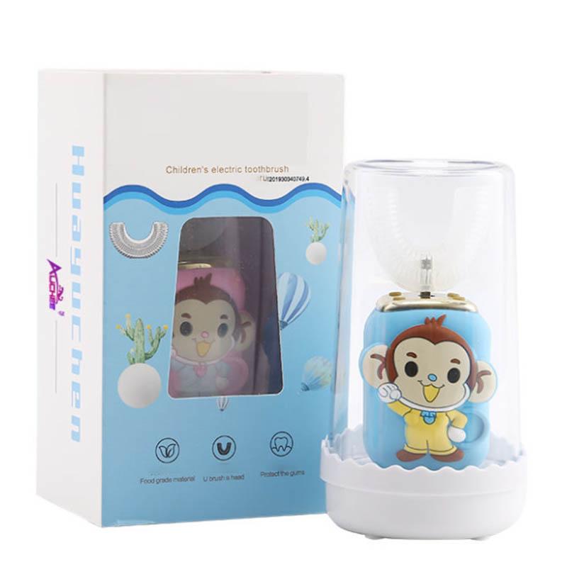 Children's Toothbrush U-shaped Electric Rechargeable Automatic Super Shenbo Baby 1-7-15 Years Old Brushing Artifact