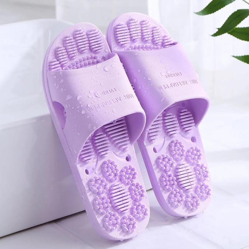 Slippers Women Summer Home Bathroom Leisure Soft Indoor and Outdoor Non-slip Massage Slippers