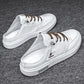 Semi-trailer Canvas Shoes Men's Summer Casual All-match Lazy Non-heel Slippers