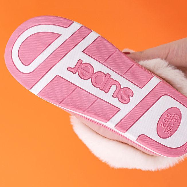 Autumn and Winter Couple Lover's Cotton Slippers PU Leather Waterproof Indoor Household Non-slip Home Warm Cotton Shoes
