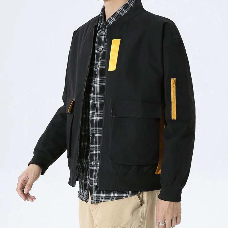 Spring and Autumn Men's Jacket 2021 New Trend Handsome Loose Casual Men's Coat Men's Clothing