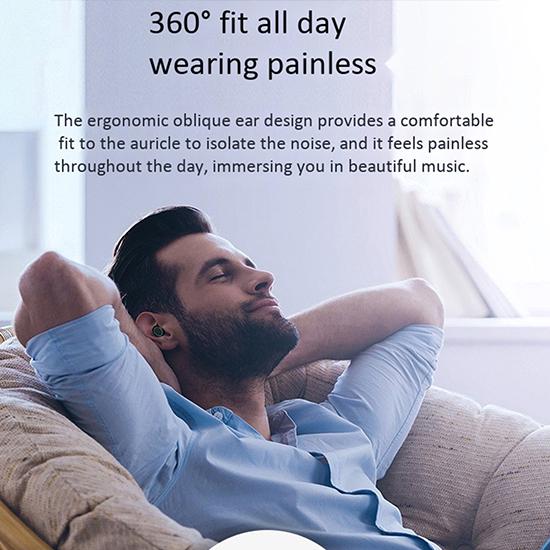 Waterproof 5.0 Earphones Bluetooth Mini HIFI TWS Earbuds Push-pull Headphones LED Display Headset