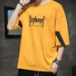 Large Size Fat Short-sleeved T-shirt Men's Loose Half-sleeved Men's Five-point Sleeve Men's Casual All-match Top