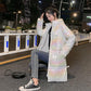 Shiny Cotton Cotton Women's Winter Clothes New Style Cotton Cotton Women's Mid-length Cotton Colorful Colorful Loose Bread Clothes