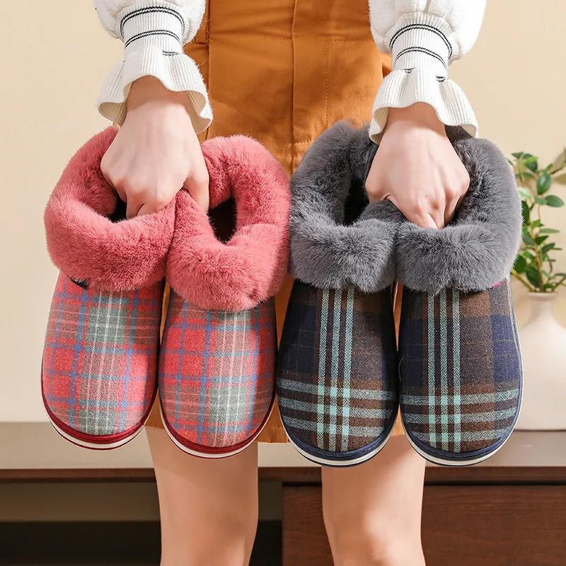 Women's Handmade Cotton Shoes Winter Cold and Warm Home Shoes Comfortable