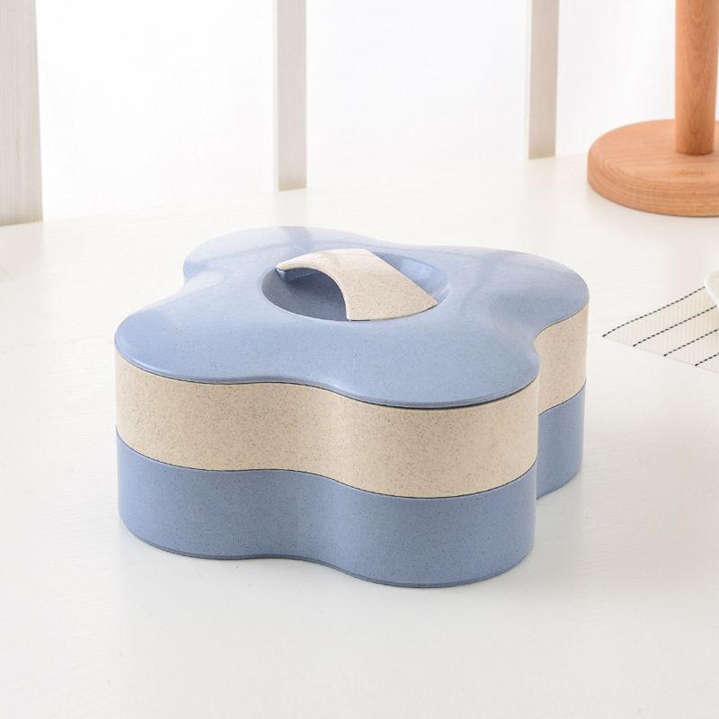 Snacks Dried Fruit Tray Melon Seed Tray Marriage Candy Box Split Sealed Compote Fruit Box Dried Fruit Storage Box