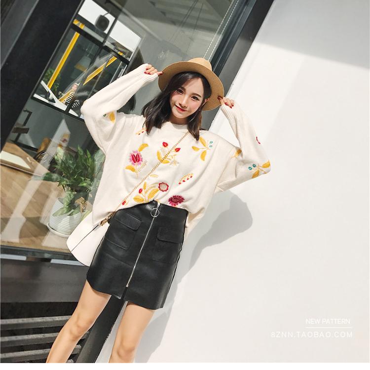 2020 Early Spring Women's New Wholesale High Waist Pocket Zipper PU Leather Skirt High Quality