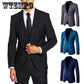 Men's Blazer Business Casual Wear Best Man Wedding Suit Single Row One Button