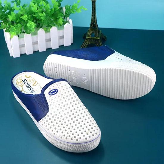 Men's Hollow-carved Design Thick Sole Slippers Large Size Indoor Breathable Outdoor Wear Non-Slip Beach Slippers