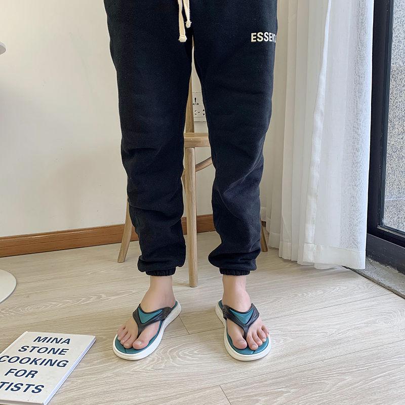 Summer Men's Flip Flops Fashion Trend Personality Wild Wear-resistant Men's Non-slip Sandals and Slippers Beach Shoes Men