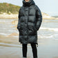 Men's Down Jacket Long Winter Youth Parka Coat Thick Coat Fashion 95% White Down Jacket