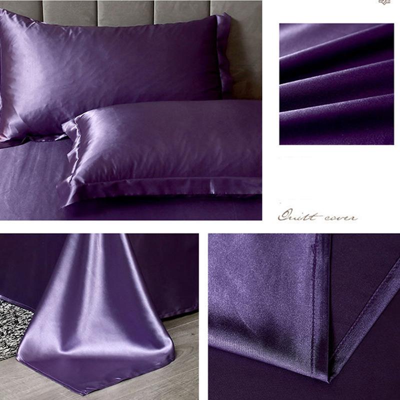Silky Summer Student Dormitory Sheets Skin-friendly Home Ice Silk Sheets