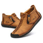 High Quality Genuine Leather Men Boots Fashion Zipper Shoes Leather Men Ankle Boots Plus Size