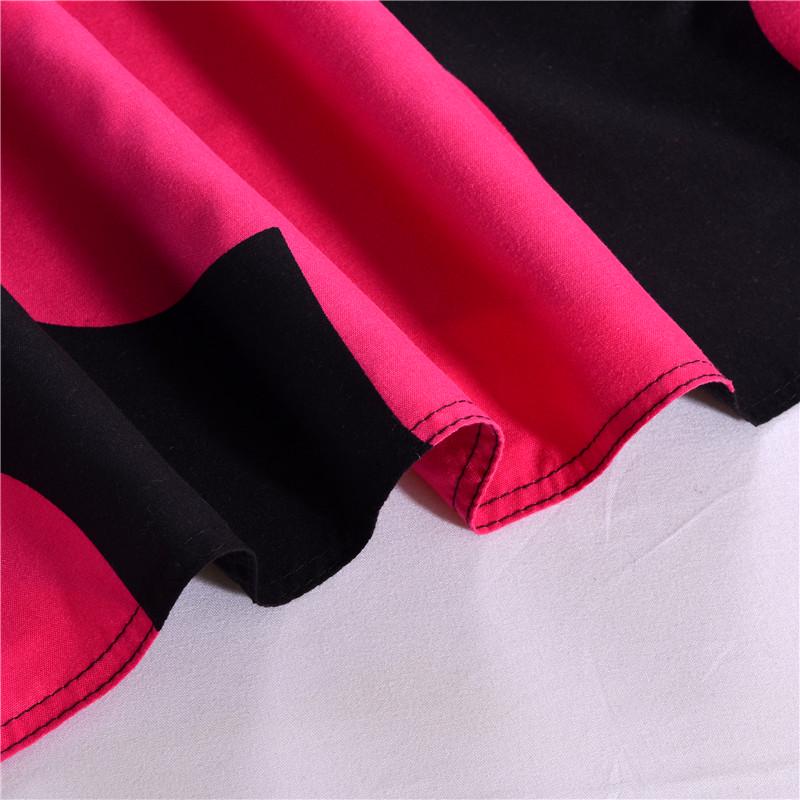 3pcs Printing Love Pattern Bedding Set Bed Cover Pillowcase Quilt Cover