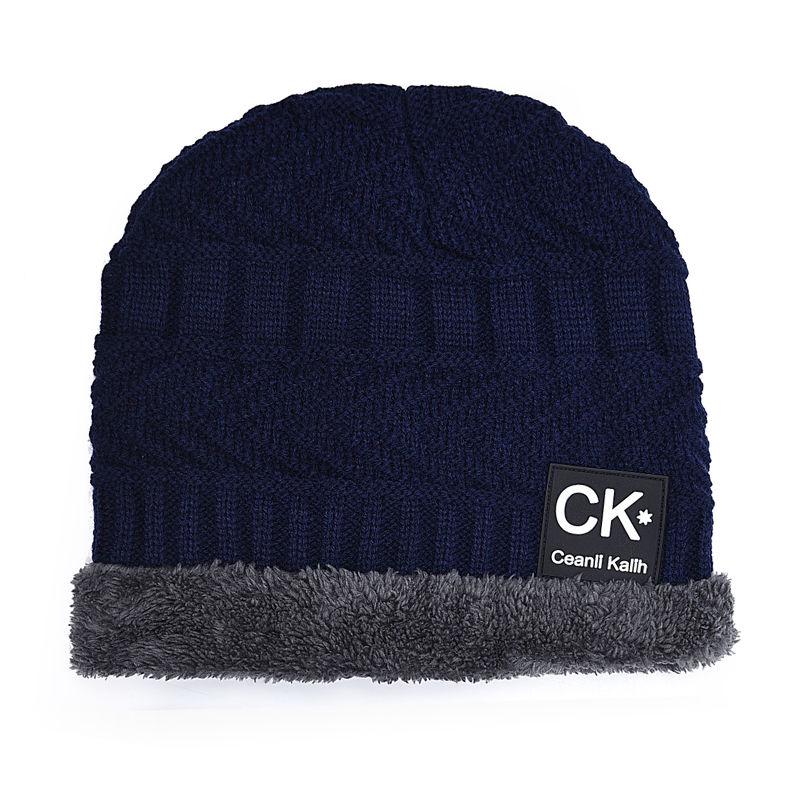 Warm hat Thick hat Fashion Man hat Plush Cotton hat Wild Hip hop hat Windproof hat Autumn winter