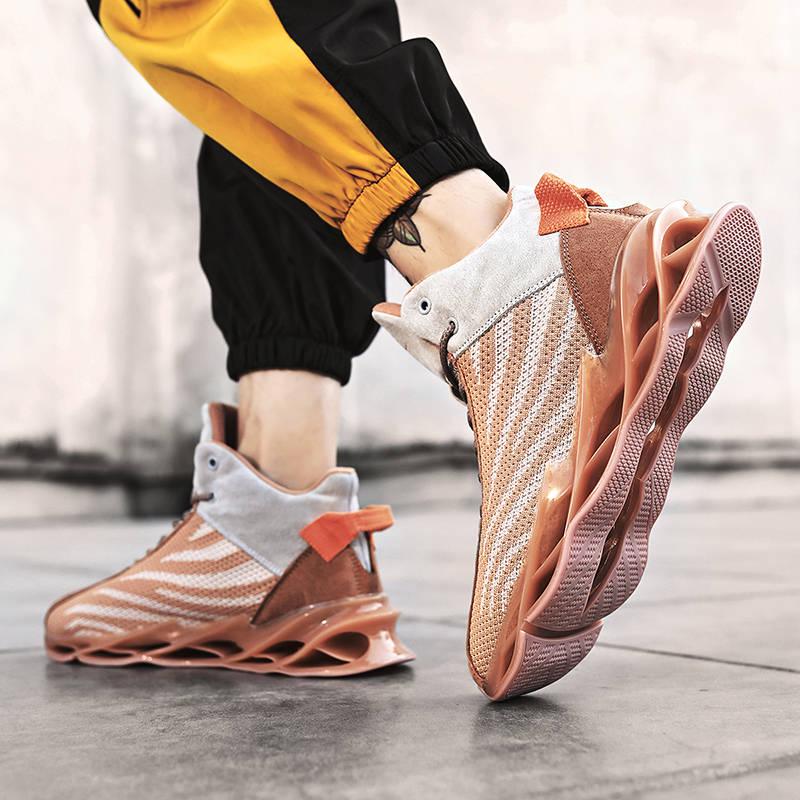 Blade shoes fashion breathable jogging shoes 46 large size comfortable sports jogging casual shoes