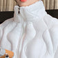 Down Jacket Women Parkas Coat Mid Long Padded Jackets Black Fashion Outwear Thick Warm Winter Coats Plus Size Loose Winter Coats