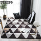 Modern metal geometric bedroom carpets for living room rug parlor tapete Fashion decor mats