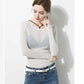Women Sexy Mesh T-Shirts Ladies Long Sleeve See-Through Top Clubwear Tulle Mesh Black Tees Pullover