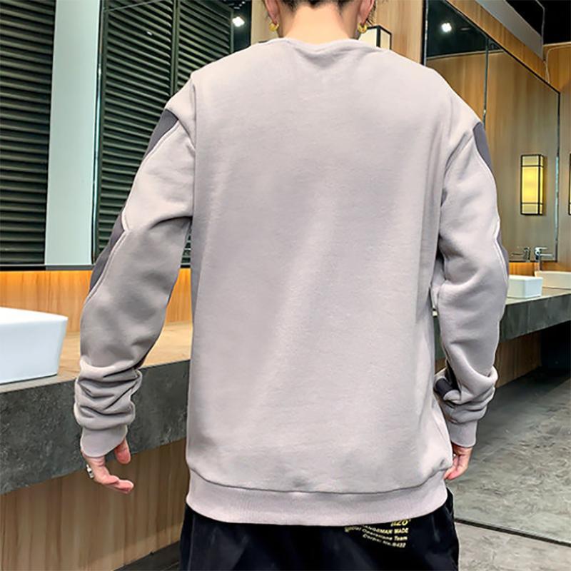 Men's Sweater Autumn Trend Bottoming Sweatshirts Top Clothes Autumn Loose Long-sleeved Sweater