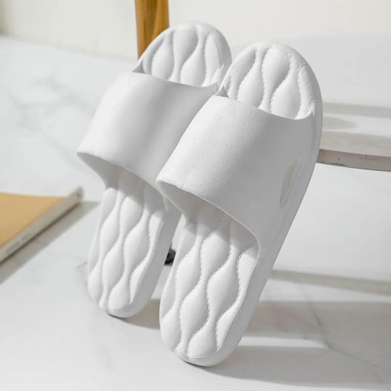 Slippery Sandals and Slippers for Men and Women Home Indoor Non-slip Mute Deodorant Guests Summer Slippers Bathroom Bath Couple Flip Flops