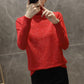Women Solid Shiny Lurex Sweaters Autumn Winter ladies Long Sleeve Pullover Tops Heaps Collar knit Sweater