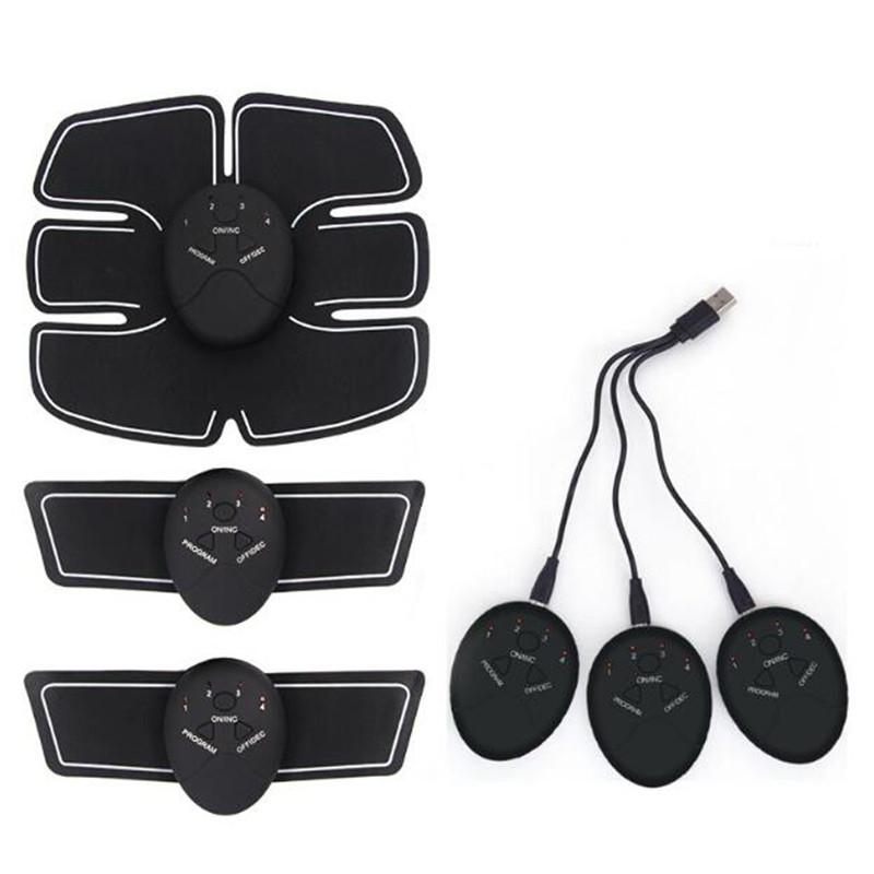 Smart ABS Stimulator Fitness ABS Electrode Stickers Pad Body Slimming Massager Unisex Abdominal