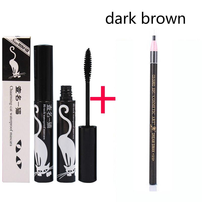 Twisted Volume Mascara Curly slender dense non-halo Eyelash brush eyebrow pencil eye shadow