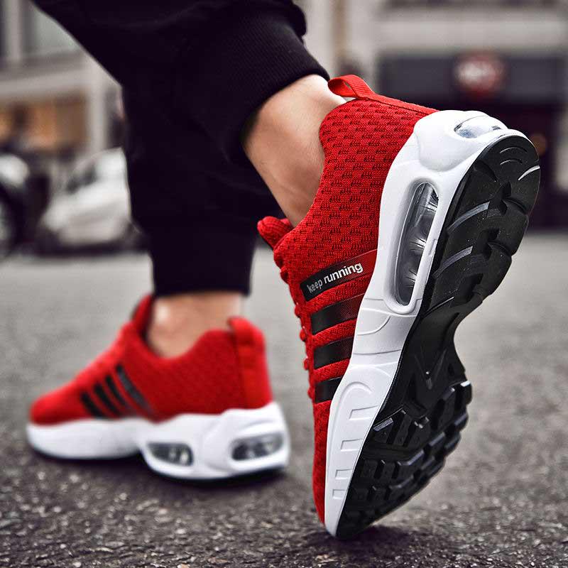39-47 Men Mesh Sneakers Wear-resistant Outdoor Basketball Shoes Deodorant Lightweight Running Shoes