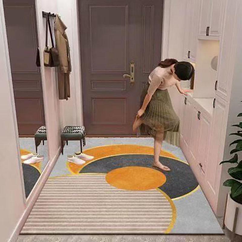 Light Luxury Style Modern Floor Mats Door-to-door Doormats Living Room Mat Bedroom Non-slip Carpet