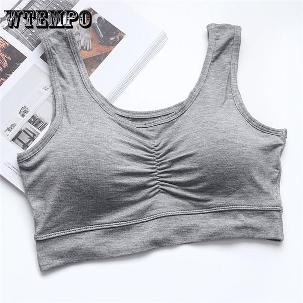 Sports Bra Top Shockproof Breathable Bra Support Pure Cotton Fitness Women Top Sports Wear for Women
