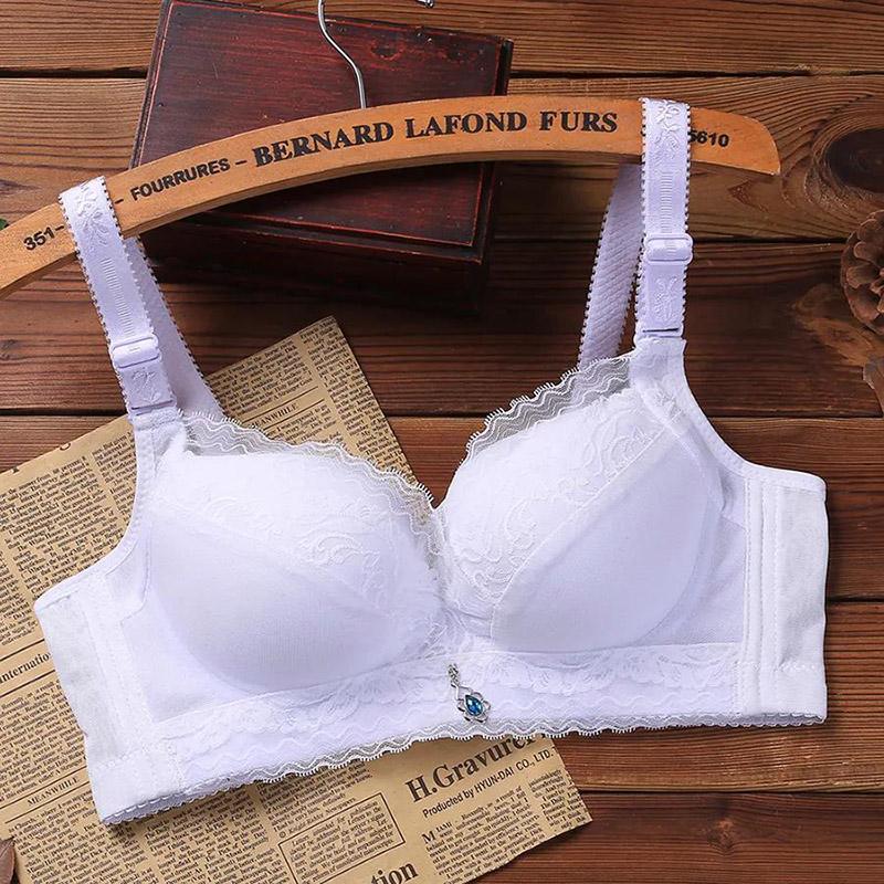 Summer Thin Sexy Lace No Steel Ring Small Chest Super Gathered Adjustable Underwear Ladies Underwear Bra