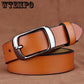 Leather Belts for Women Jeans Strap Vintage Metal Pin Buckle Fashion Style Trouser Cummerbunds