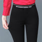 Pants Women's Autumn and Winter Leggings Plus Velvet Thickening Black Micro Trousers Slimming Casual Flared Pants Outer Wear Trousers