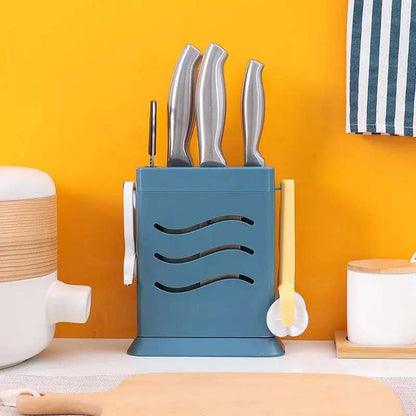 Kitchen Knife Holder Household Cutter Storage Rack Plastic Storage Rack