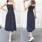 Bohemian Slim and Fresh Suspender Wrapped In Chest Floral Chiffon Dress Women's Summer Vacation Beach Skirt