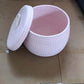 Weaving Storage Box Round Band Cover Basket Strapping Basket Storage Box Cosmetic Storage Basket