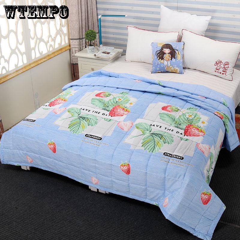 WTEMPO Summer Thin Was Quilted By Summer Cool Quilt Air Conditioner Was Printed By Core In Summer
