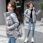 Fashion Women Winter Jackets Stand Collar Thicken Warm Down Coats Silver Bling Parkas 2021 New Lady Warm Jackets and Coat