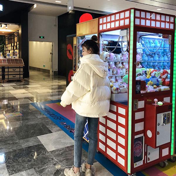 Winter Women's Jacket Short Loose Down Cotton Jacket Thick Warm All-match Quilted Jacket