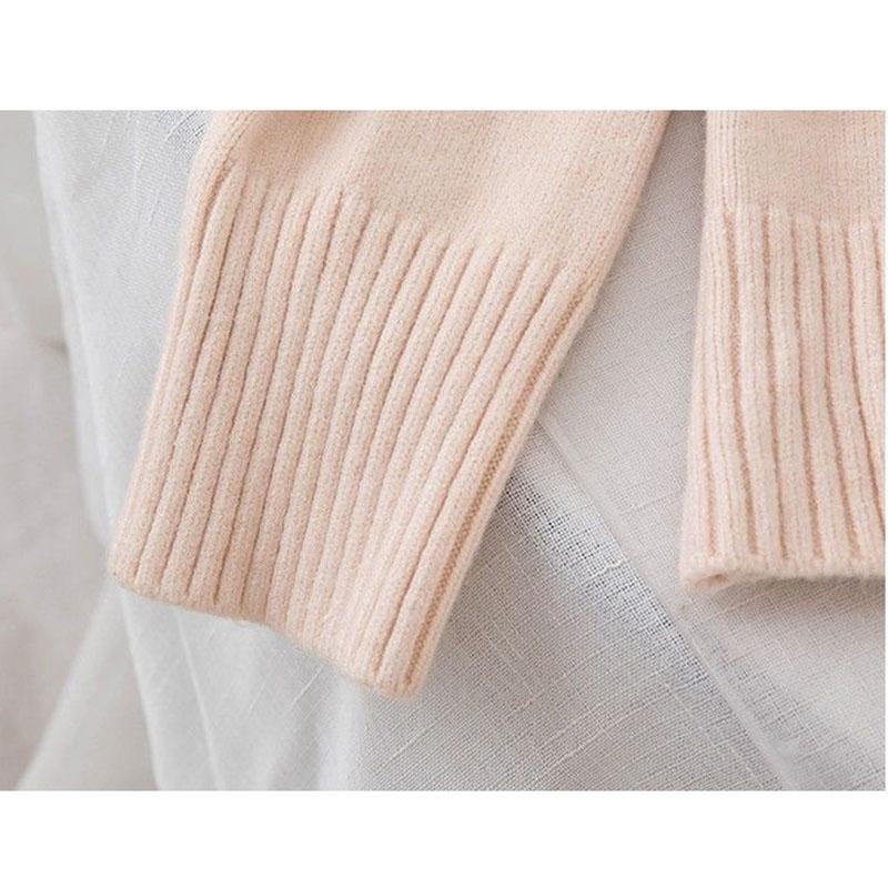 Spring and Autumn Loose Thick Sweater Fashion All-match Knitted Jacket Cardigan Casual Female Top