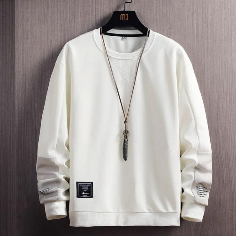 Men's Sweater Autumn Korean Trend Bottoming Streetwear Trendy Brand Loose Sweatshirts Men Outerwear
